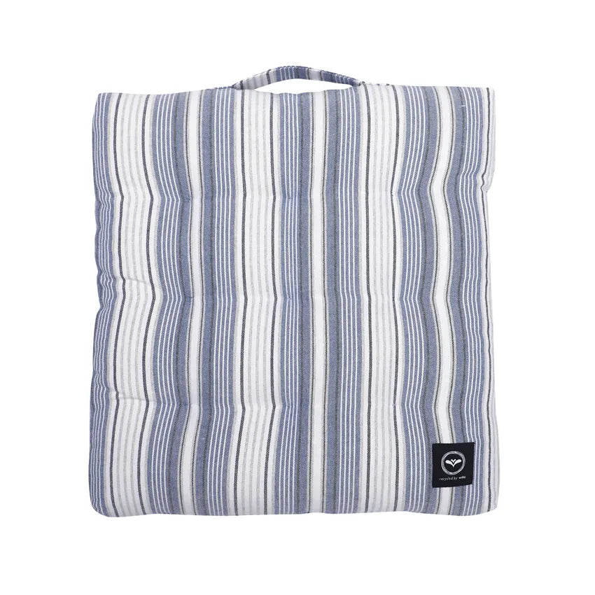 CHAIR PAD 40 X 40 X 4 CM EDEN GREY /BLUE