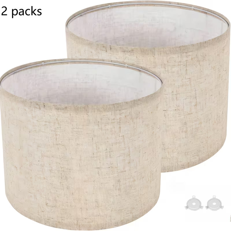 drum shade 14 inch oatmeal