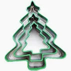 SET OF CHRISTMAS TREE CUTTERS