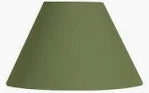 shade 10 inch cotton coolie olive