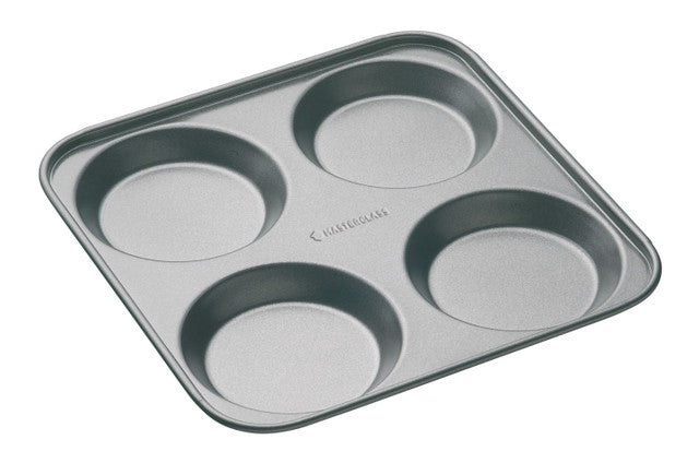 MASTERCLASS NON-STICK 4 HOLE YORKSHIRE PUDDING PAN 24CM X 24CM