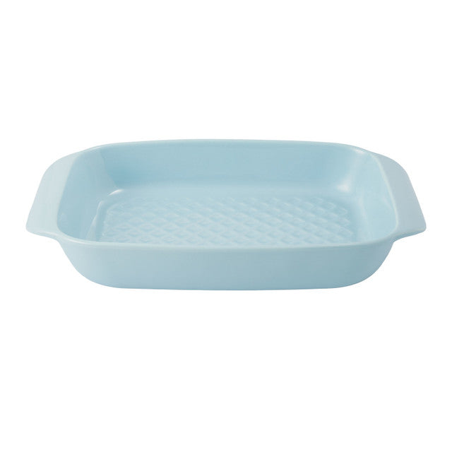 CERAMIC ROASTER 30CM PASTEL BLUE