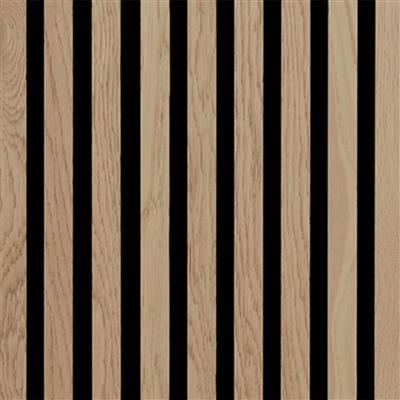 FIBRO TECH ACOUSTIC PANEL 2.4M X 600MM LIGHT OAK