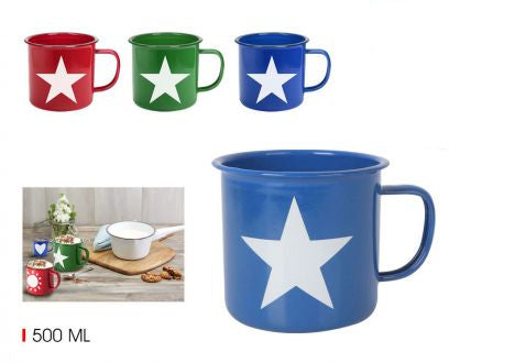 ENAMEL MUG LGE