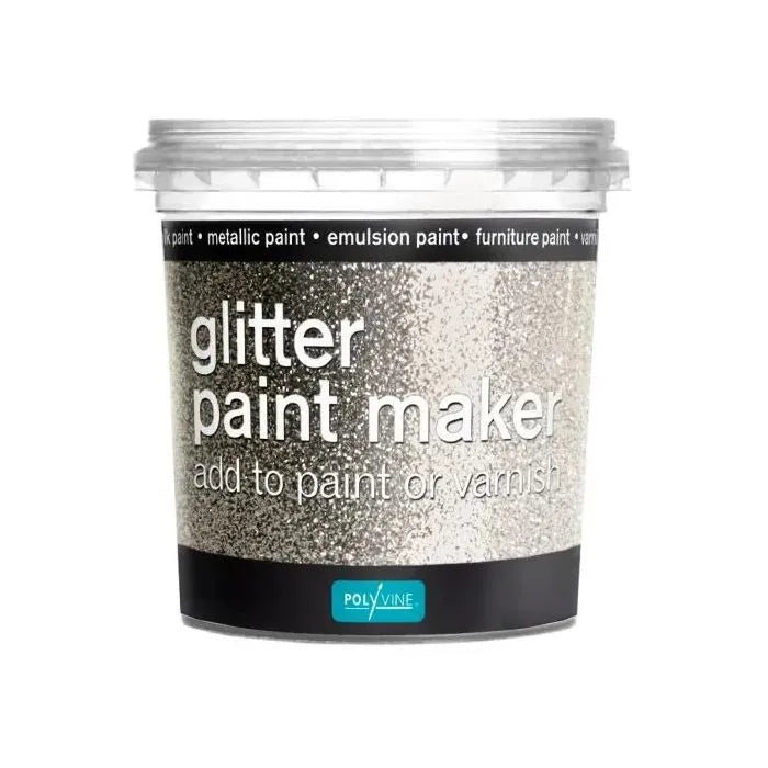 SILVER GLITTER PAINT MAKER 75GR