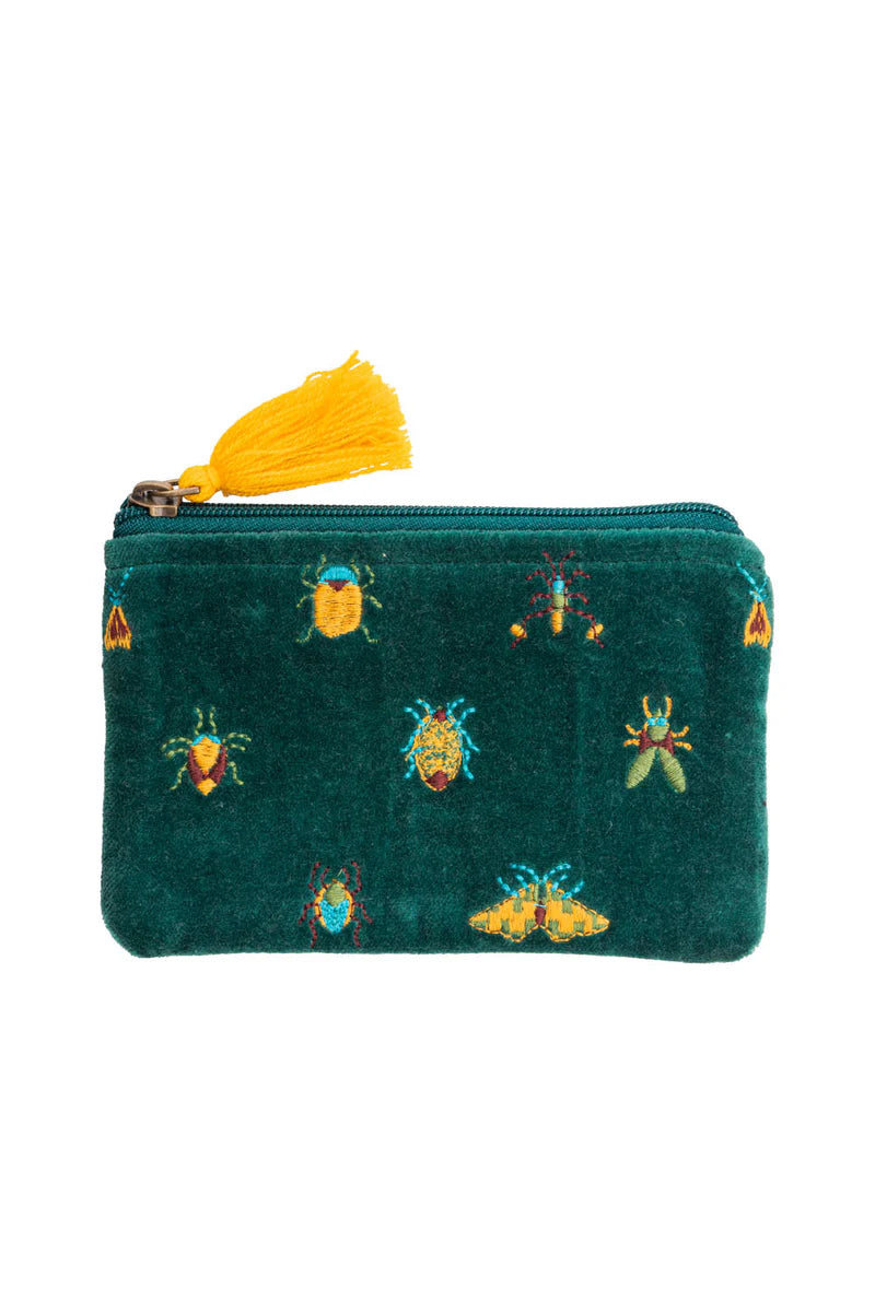 BAG VELVET VIBRANT BEETLES