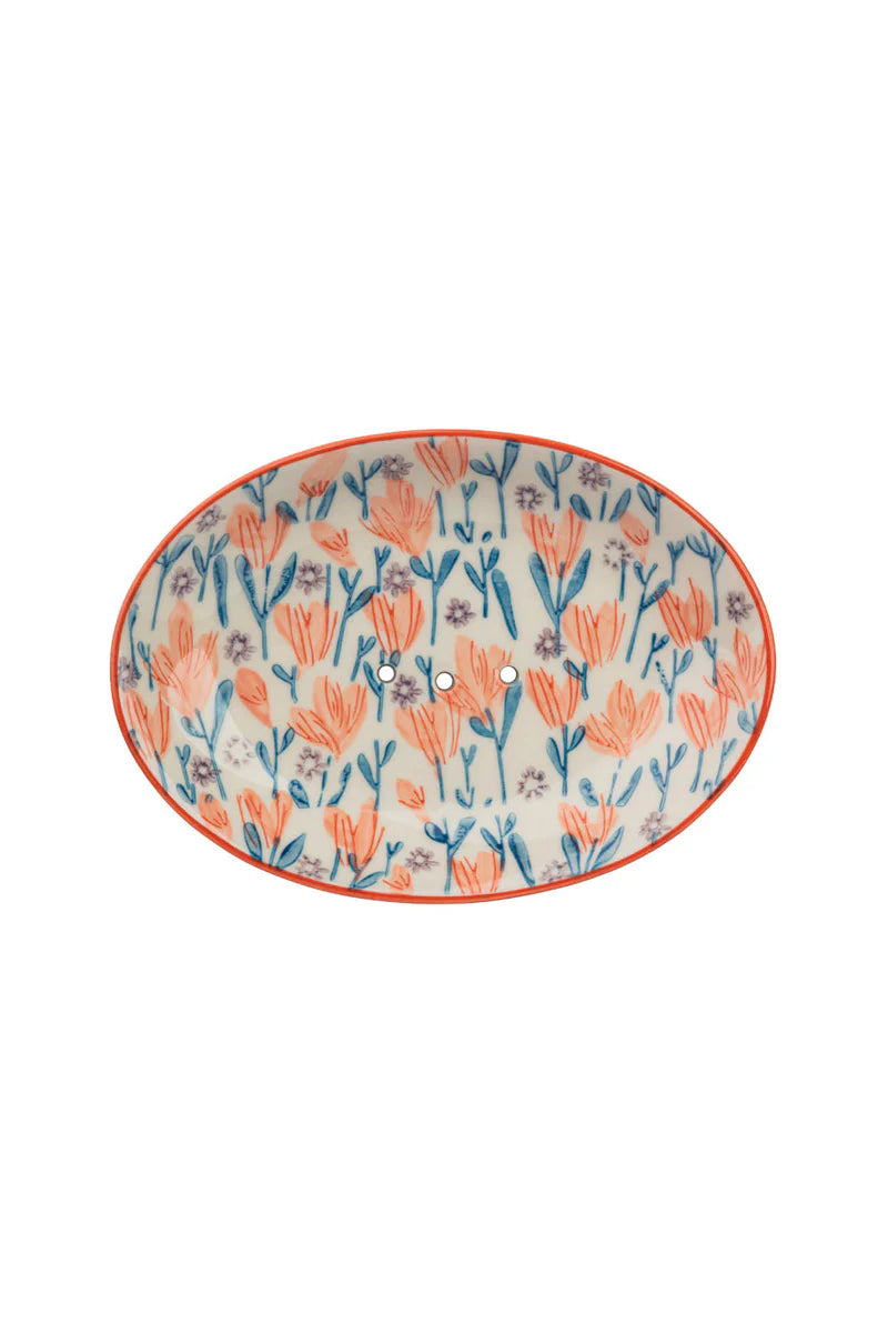 SOAP DISH FLORAL