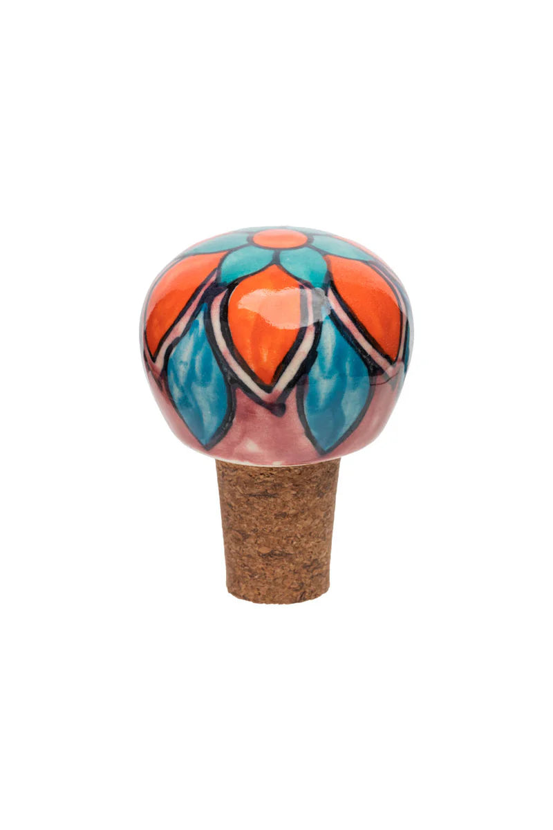 BOTTLE CAP ORANGE /BLUE