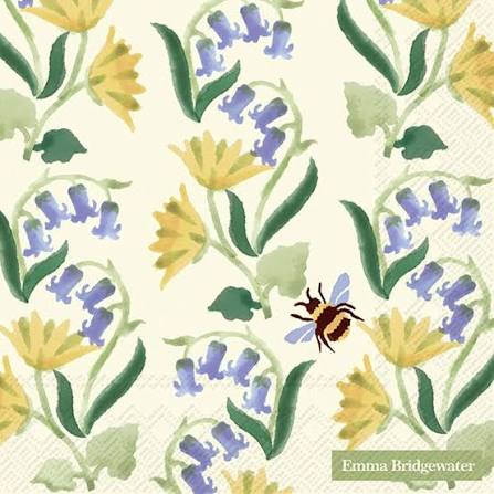 napkins lunch bluebell / celandine