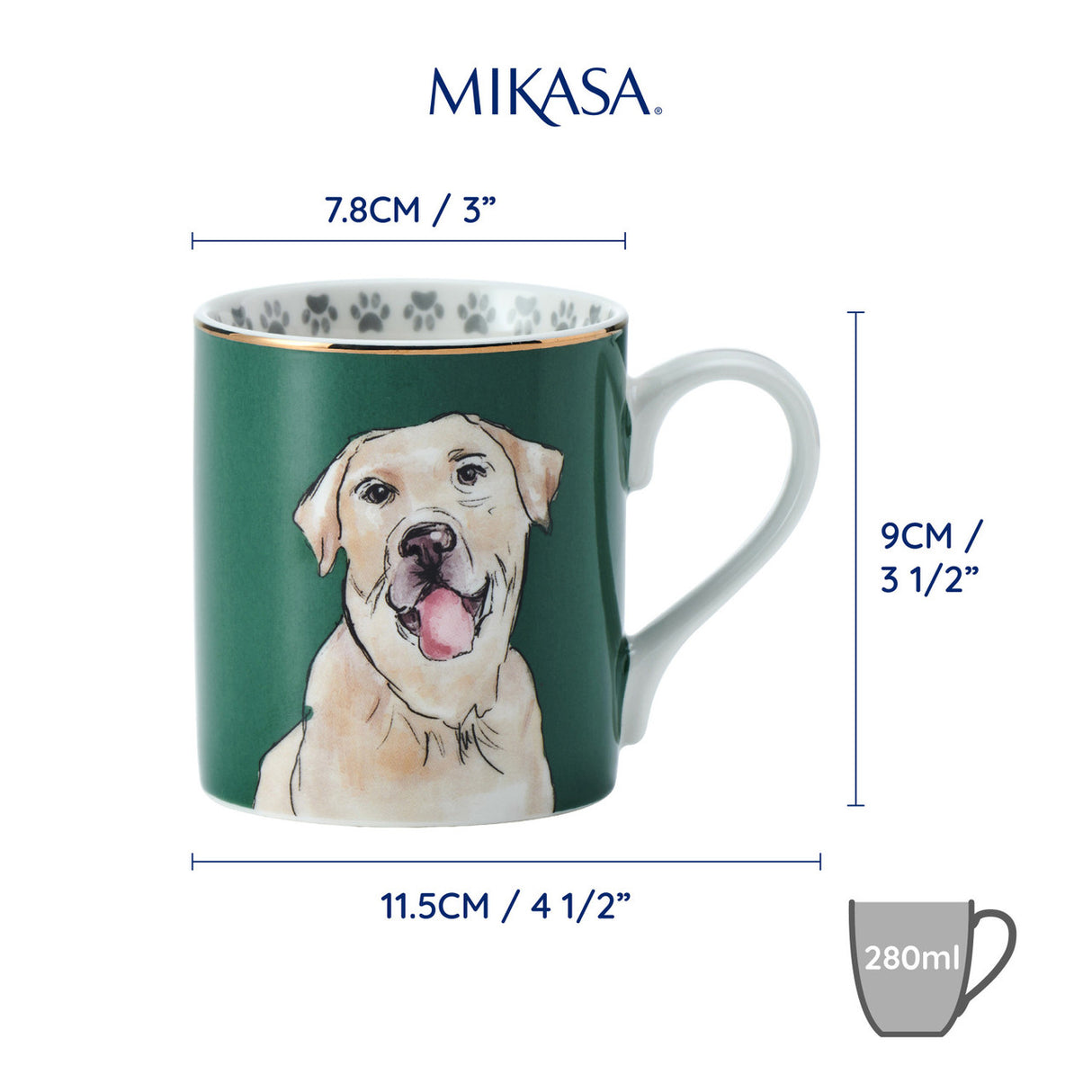 MIKASA LABARDOR CHINA MUG