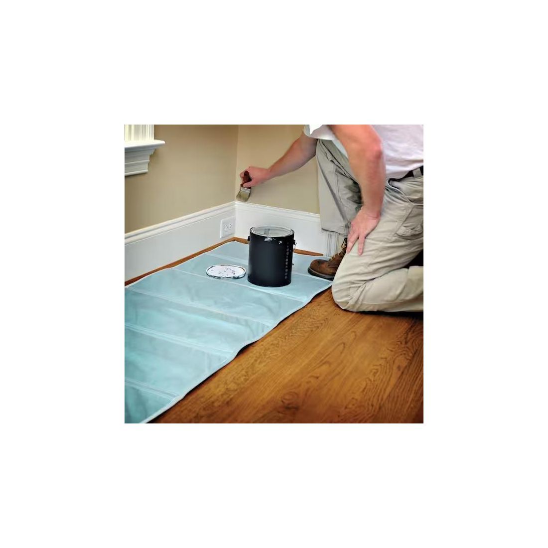 TRIMACO QUICK DROP FOLDING MAT DROPCLOTH