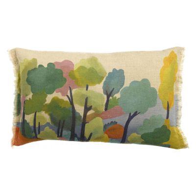 CUSHION POLY FILLED 40 X 65 CM MULTICOLOURED