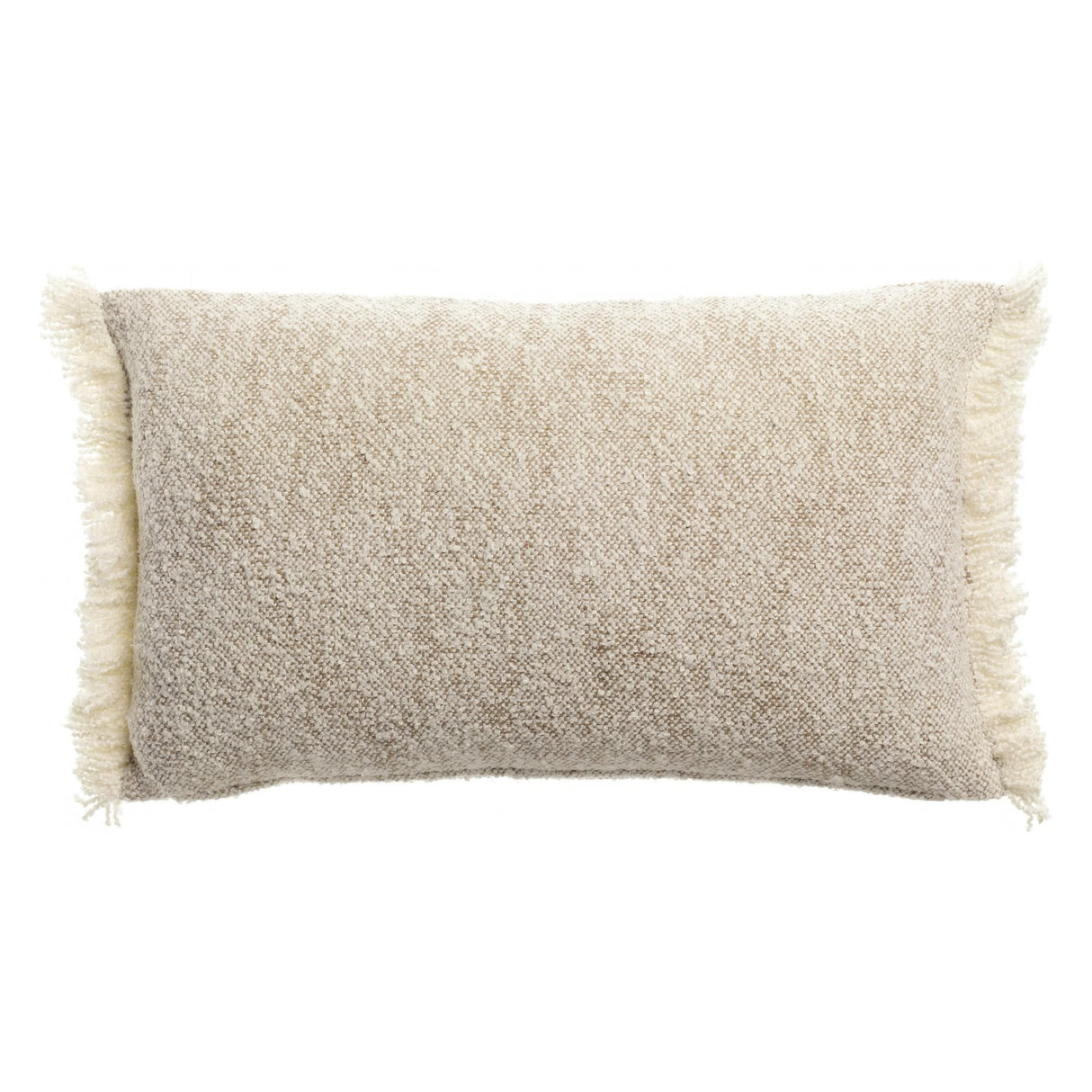 cushion 30 x 50 cm polyester filled 30x50cm natural