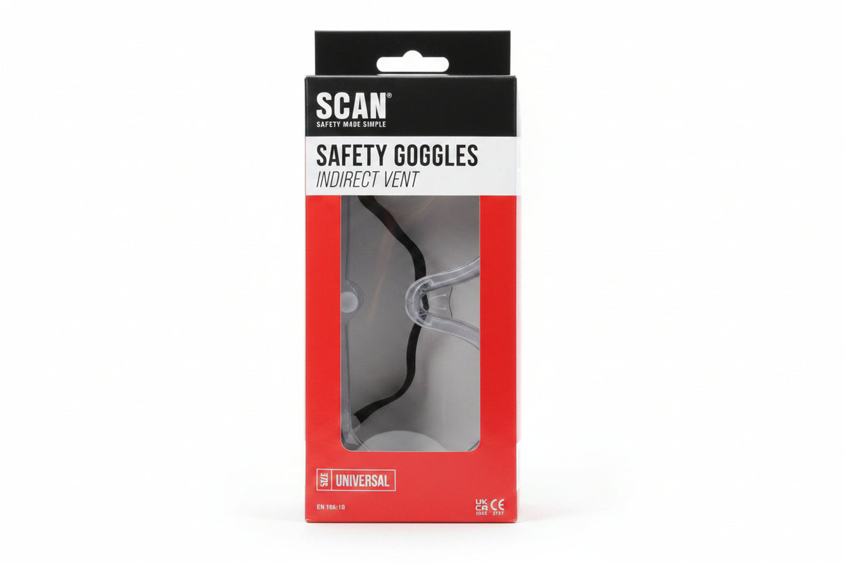 Indirect Ventilation Safety Goggles