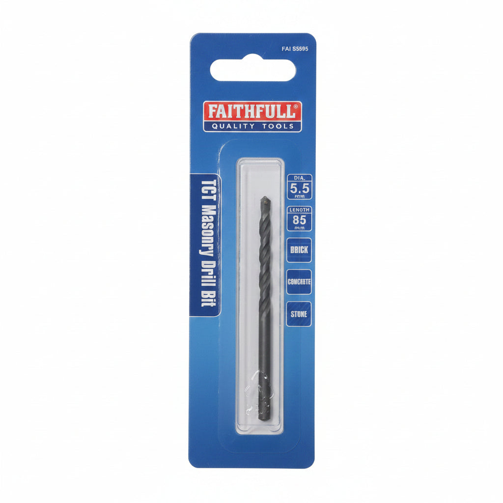 Faithfull Standard Masonry Drill Bit 5.5mm x 85mm