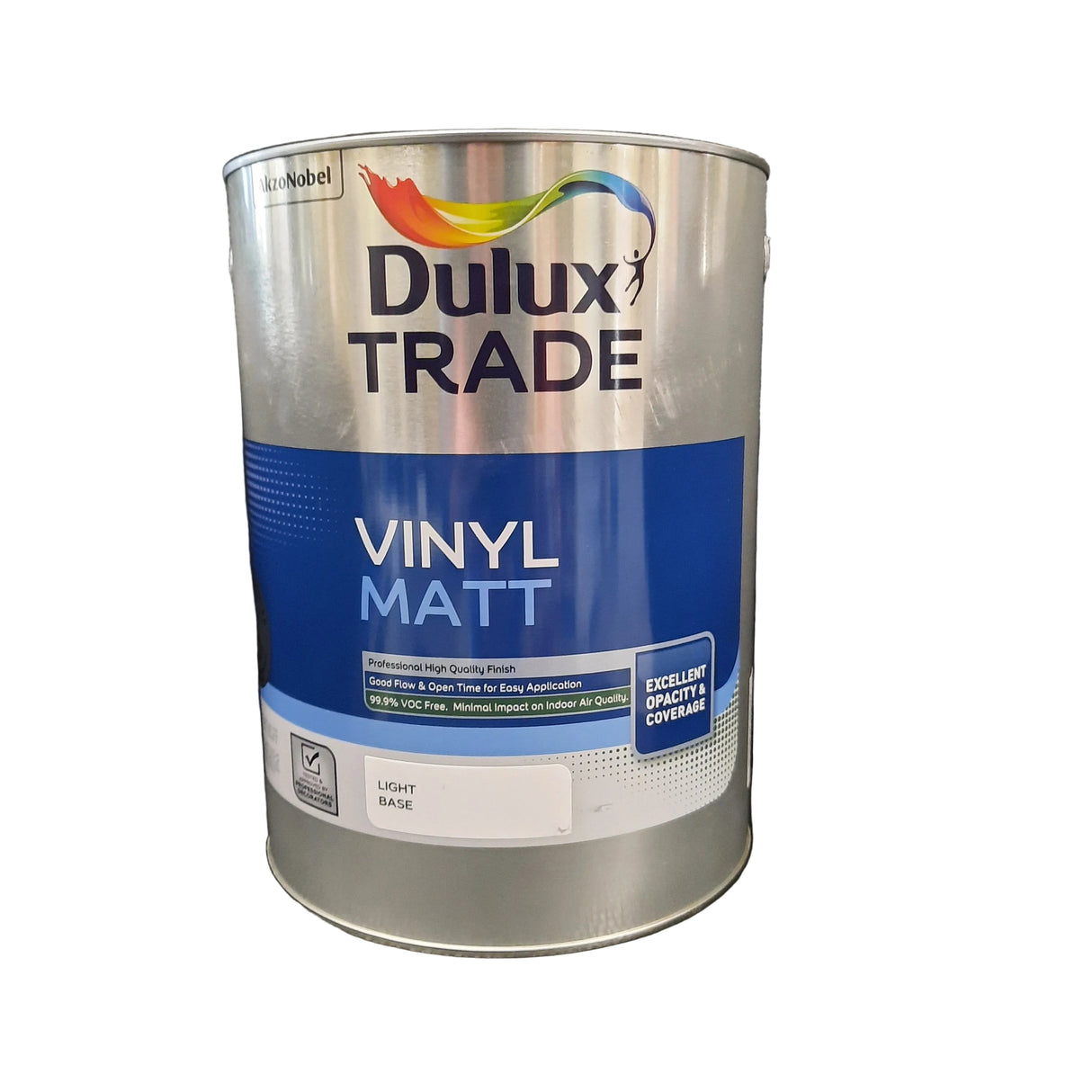 Dulux Trade Vinyl Matt 99.9% VOC Free Light Base 5l