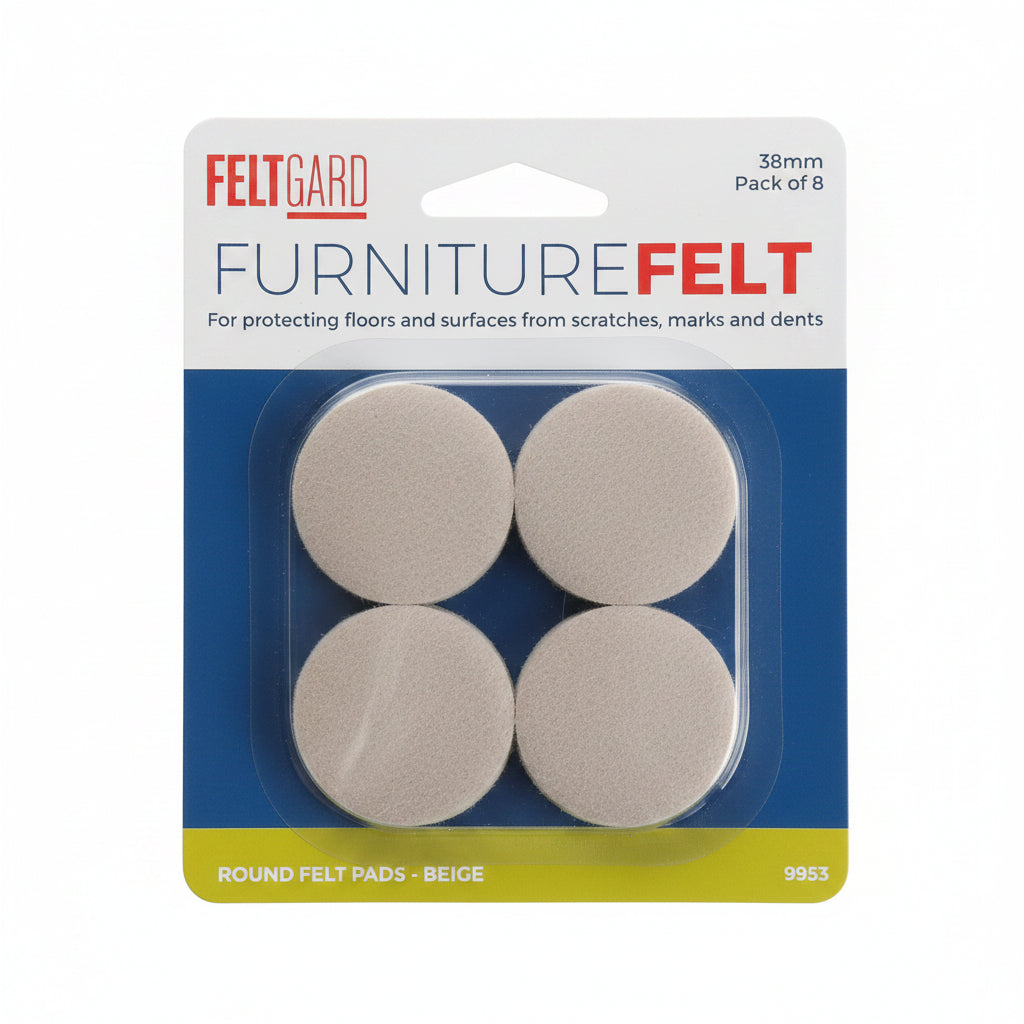 FeltGard Furniture Felt Pads 38mm Pack of 8