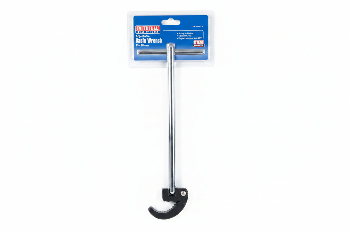 Faithfull Adjustable Basin Wrench 25-50mm