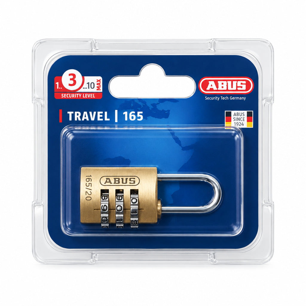 Abus 165 Series 20mm Combination Padlock
