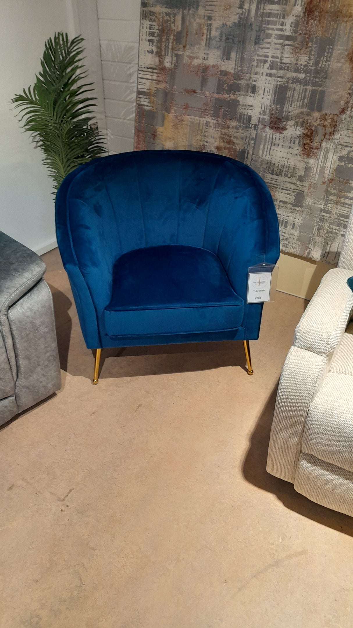 RIALTO TUB CHAIR BLUE