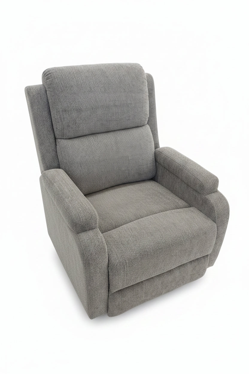 SINGLE RECLINER SILVER GREY CHAIR