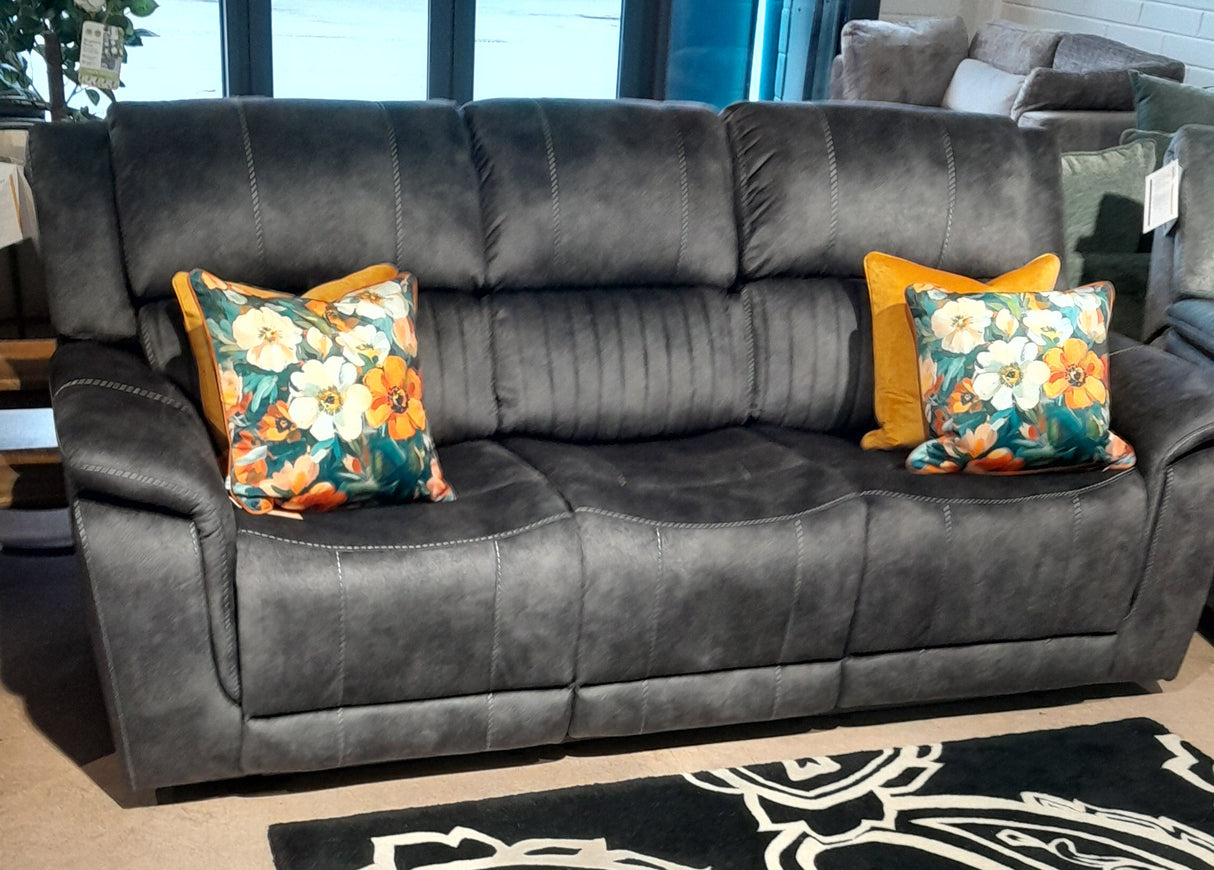 Washington 3 Seater Dark Grey