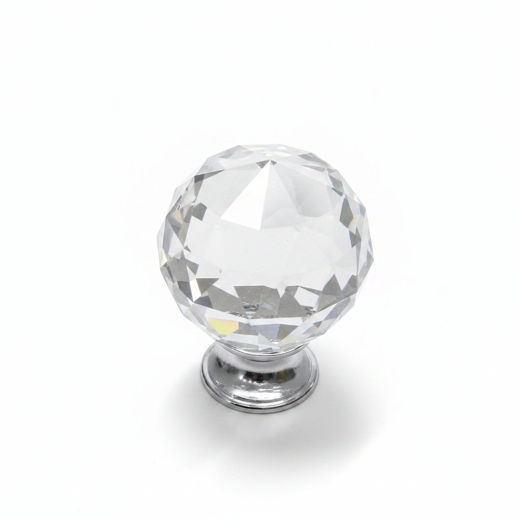Round Glass Knob 35mm