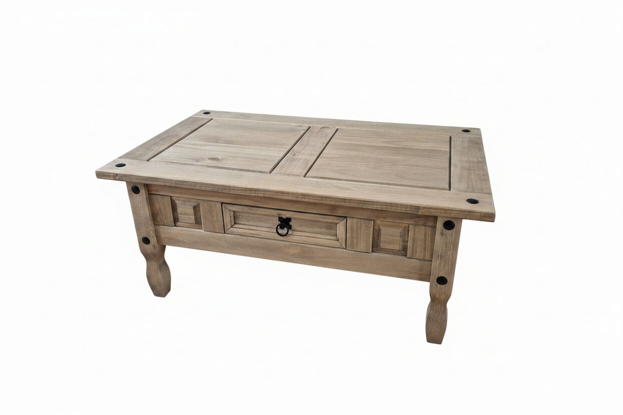 CORONA 1 DRAWER COFFEE TABLE