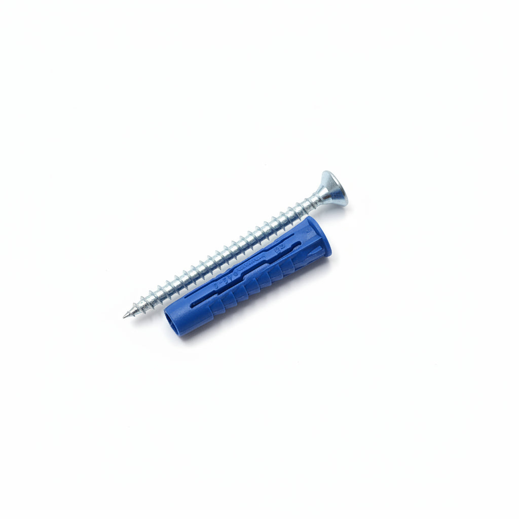 Rawlplug 4 All Universal Plug 8mm with Screws Pack of 10