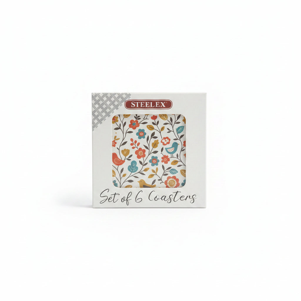 VIBRANT SET 6 COASTERS