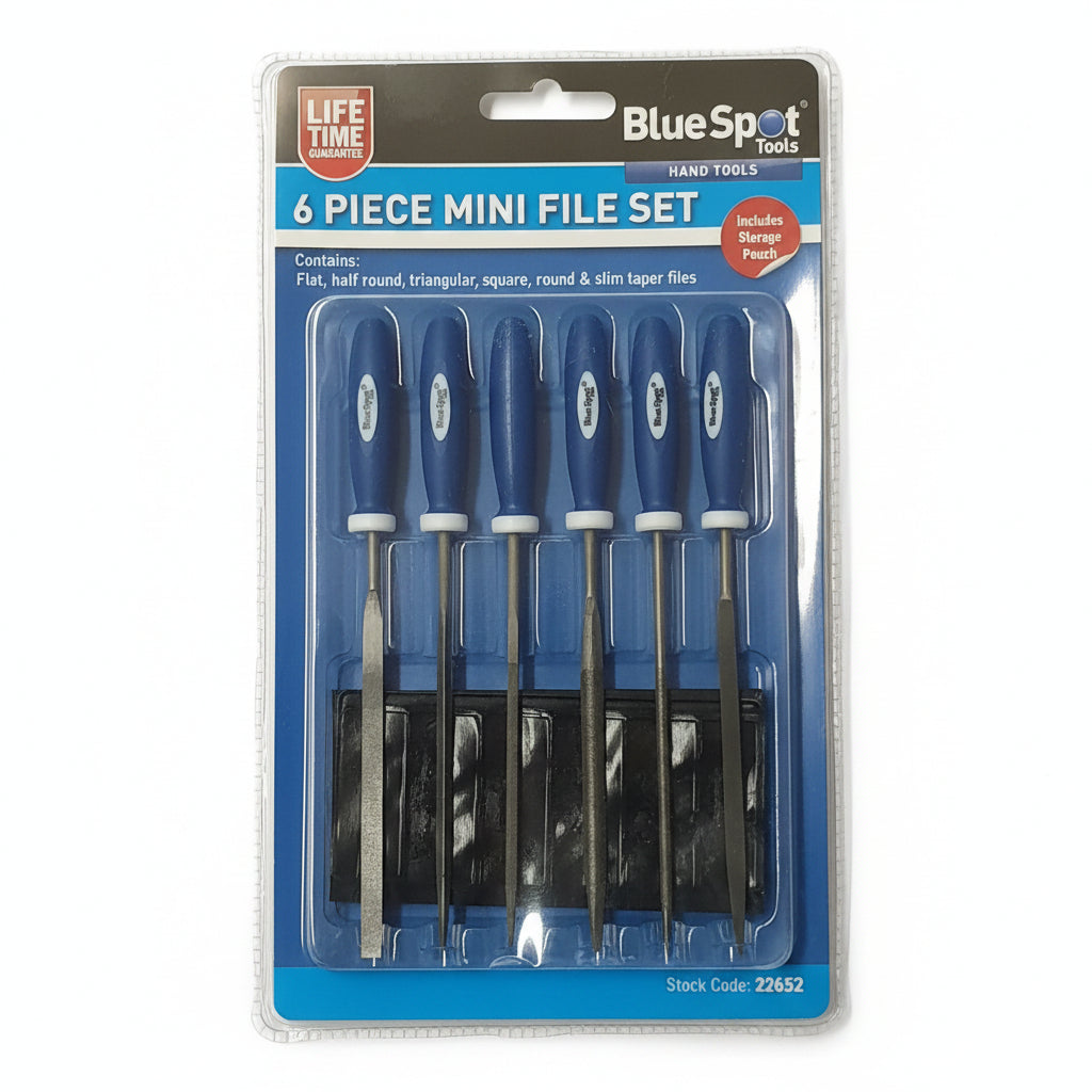 Mini File Set with Pouch 6 Piece