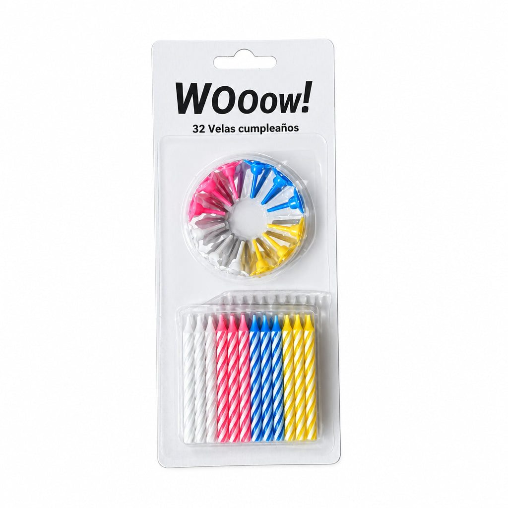 Birthday Cake Candles – Pack of 36