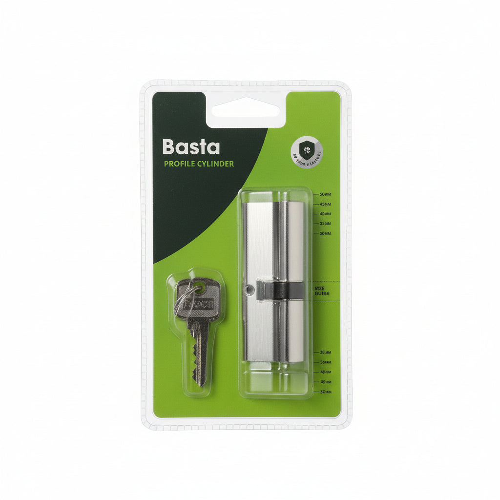 Basta 35/45 Profile Cylinder Nickel