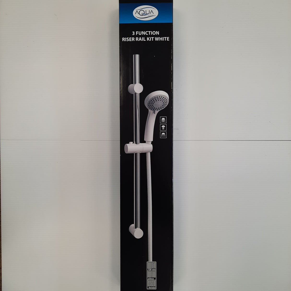 3 FUNCTION RISER RAIL KIT WHITE