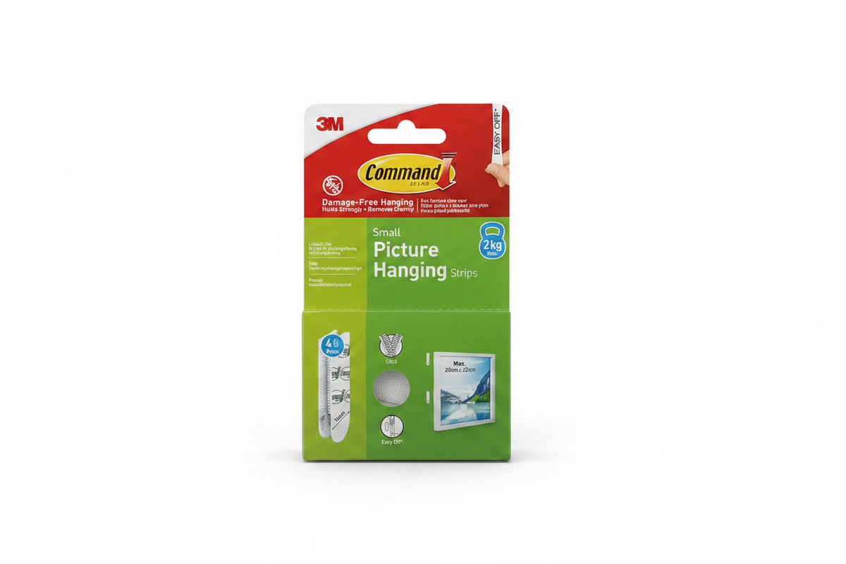 3M Command Small Picture Hanging Strips Pack of 8