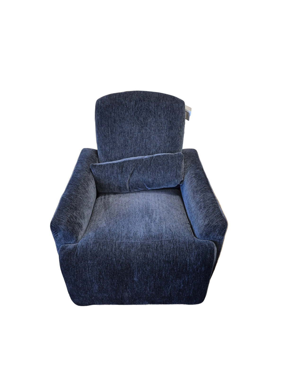 Single Recliner with Pillow - Blue