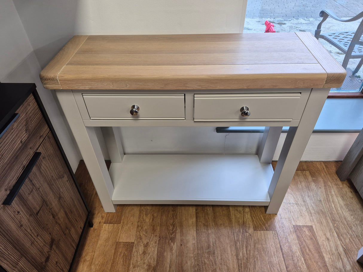SALCOMBE CONSOLE TABLE LIGHT GREY