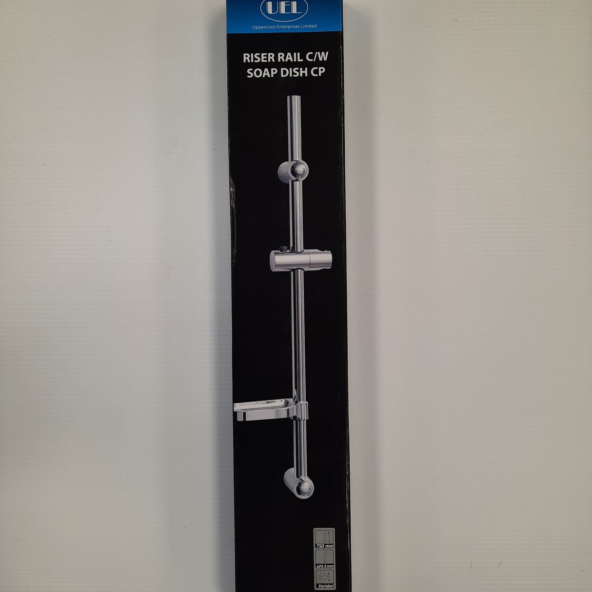 RISER RAIL C/W SOAP DISH CP