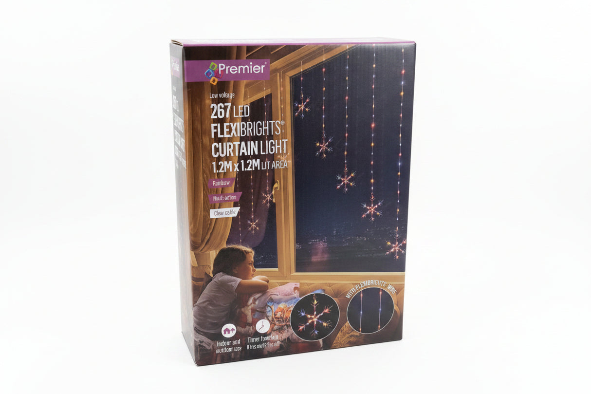Premier 267 LED FlexiBrights Curtain Light 1.2m x 1.2m Lit Area