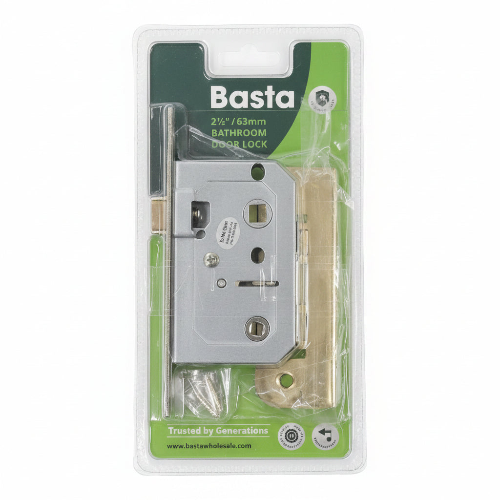 Basta Privacy Internal Door Lock Brass 63mm
