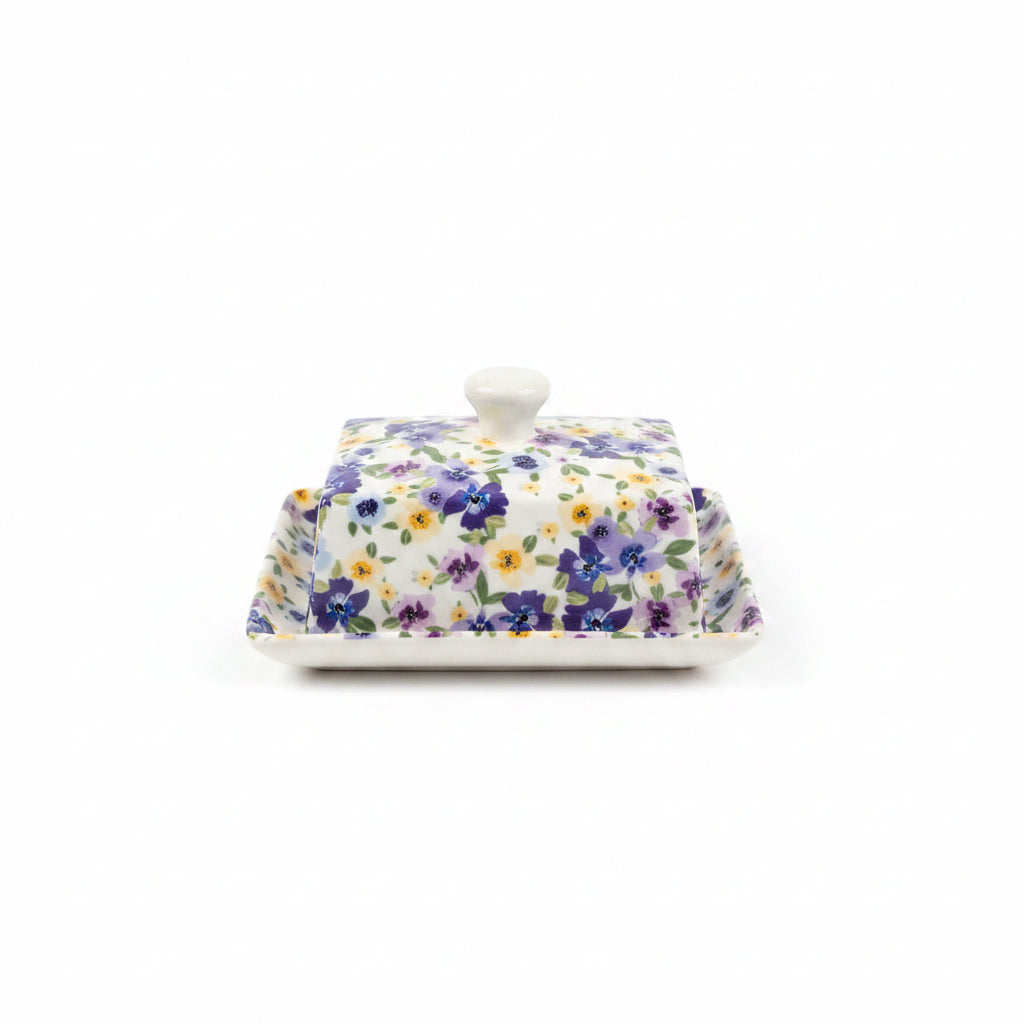LILAC BUTTER DISH