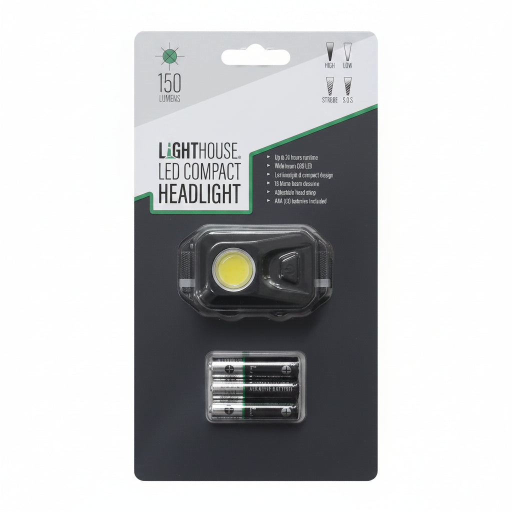 Lighthouse Compact LED Headlight 150 lumens