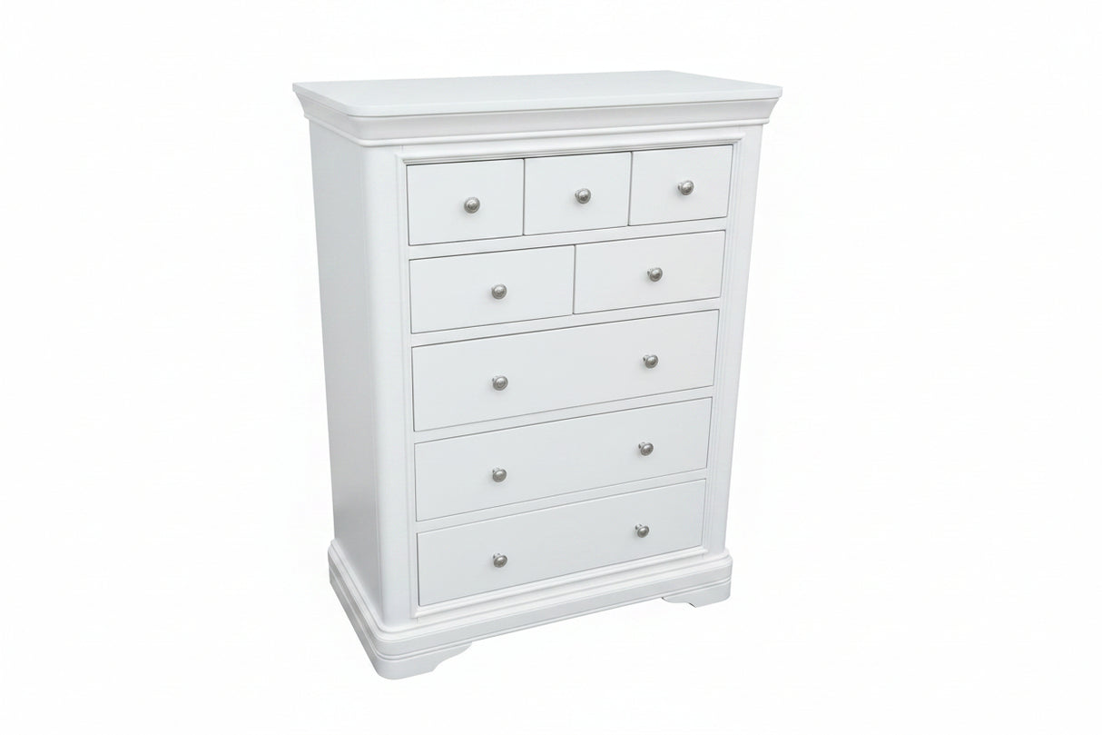 MABEL TALL CHESR 8 DRAWER TAUPE