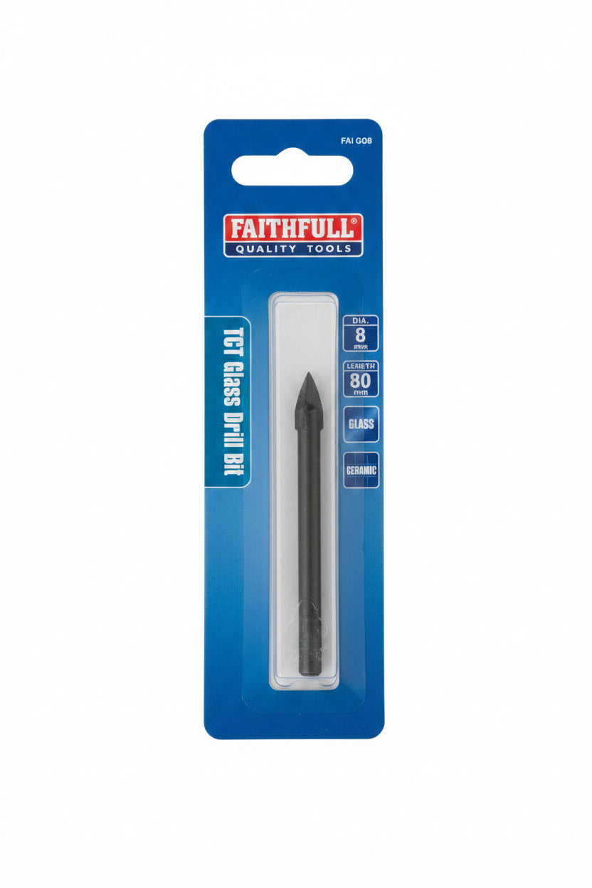 Faithfull Tile & Glass Drill Bit 8mm