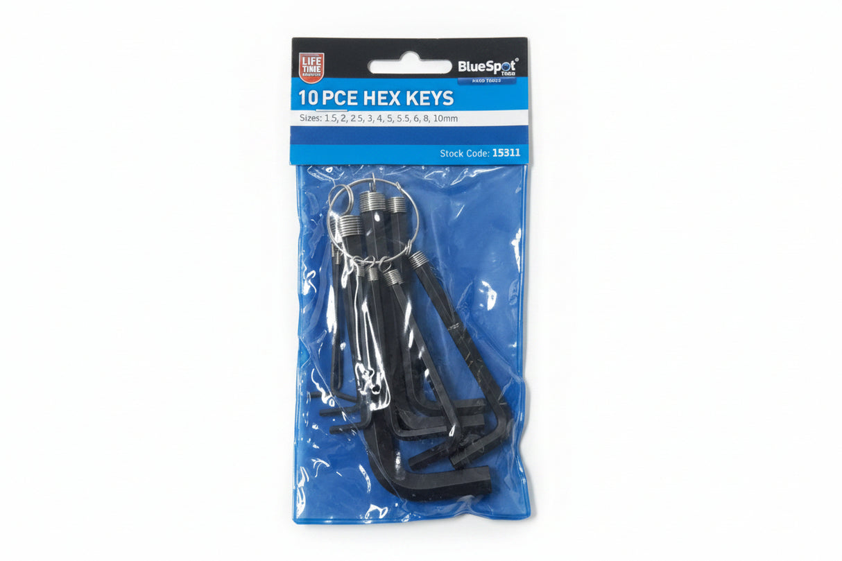 Hexagon Key Set 10 Piece