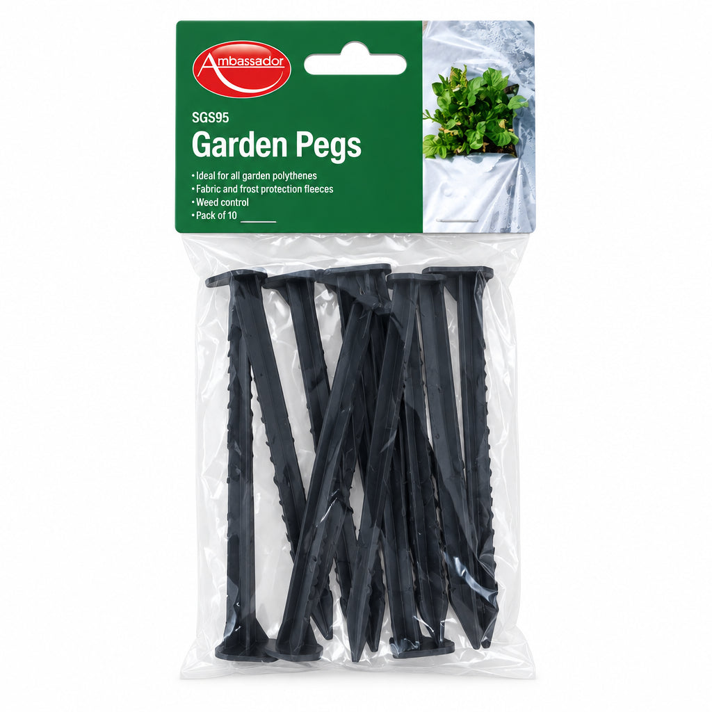Plastic Garden Peg Set Pack of 10