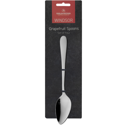 GRUNWERG WINDSOR GRAPEFRUIT SPOONS SET OF 4