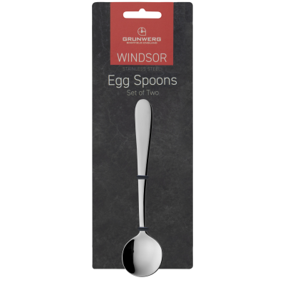 GRUNWERG WINDSOR SET 2 EGG SPOONS