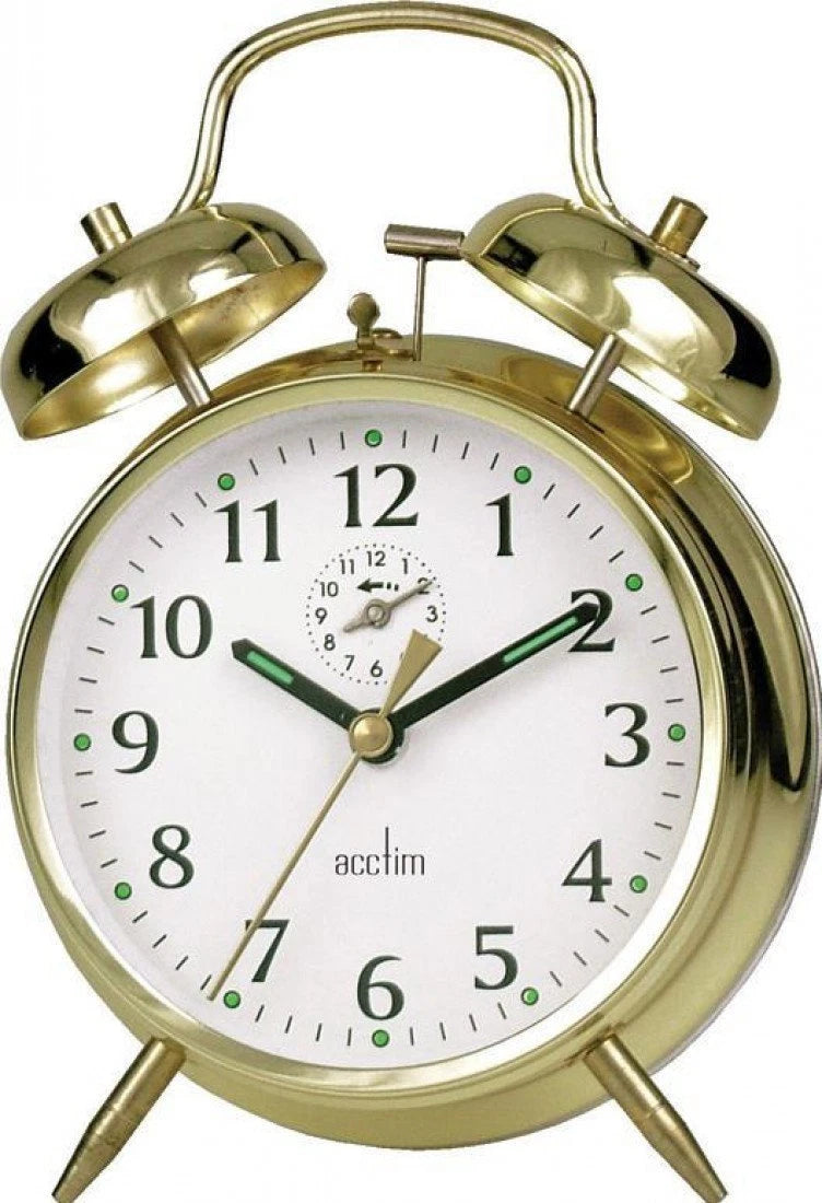 SAXON DOUBLE BELL ALARM CLOCK