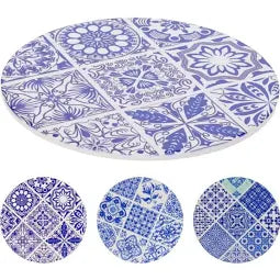 BLUE CERAMIC TRIVET